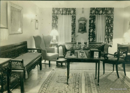 Hurst home interior, 215th Street and Park Terrace East, Inwood, NYC