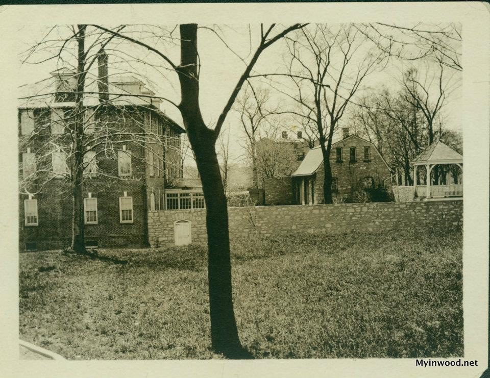 Hurst home with garage in rear. Note Isham home in the background ...