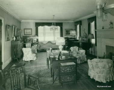 Hurst house interior, 215th Street and Park Terrace East