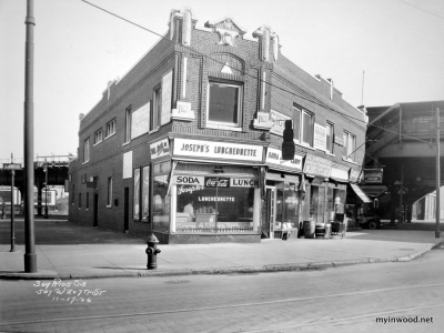 Joseph’s Luncheonette, West 20th Street and Post Avenue, 1926, NYHS