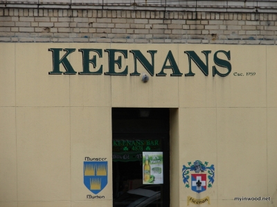 Keenan’s Bar, 4878 Broadway.  Closed. Now a medical office.