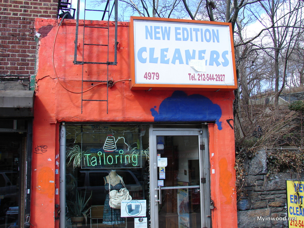 New Edition Cleaners, 4979 Broadway near Isham Street. Closed in 2016.