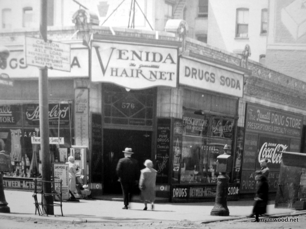 Original Dichter’s Pharmacy, 576 West 207th Street, 1926, NYHS