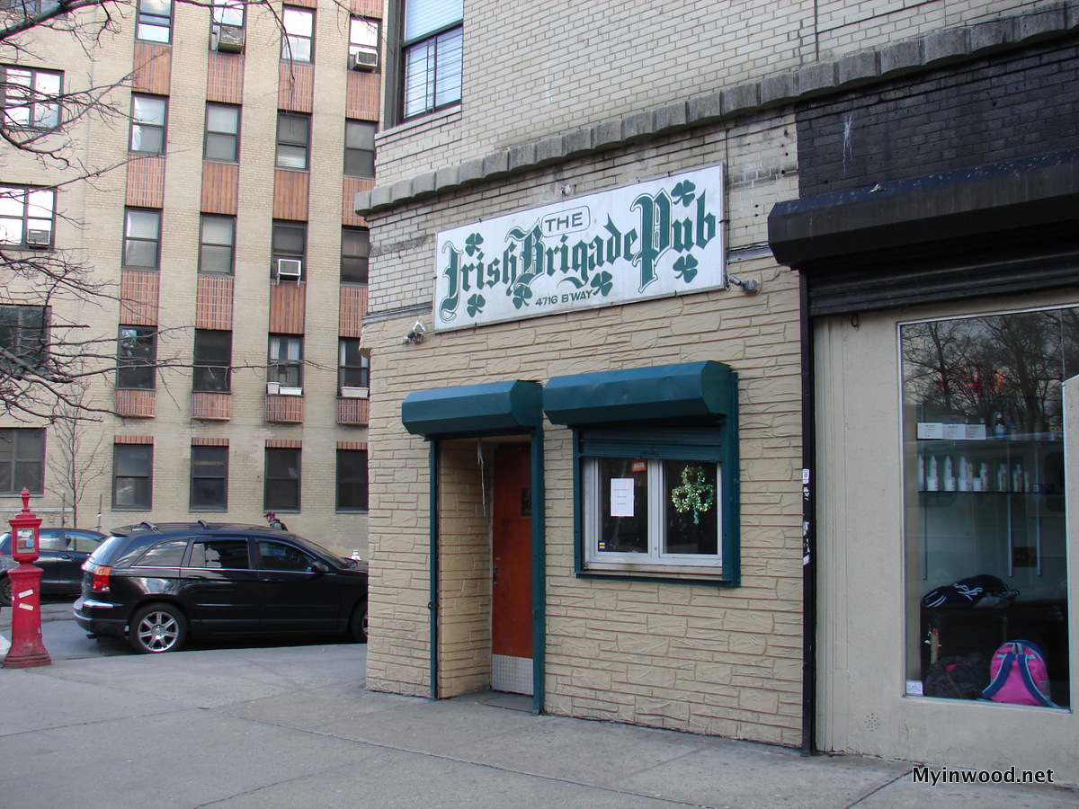 The Irish Brigade, 4716 Broadway. Closed in 2016.