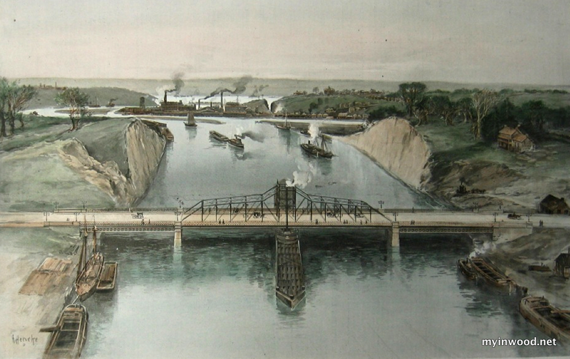 View of the Ship Canal, Al Hencke, Harper’s Weekly, 1895