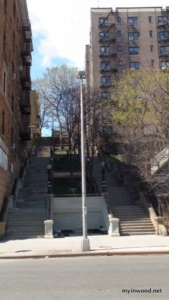 215th street steps in 2011, photo by Cole Thompson
