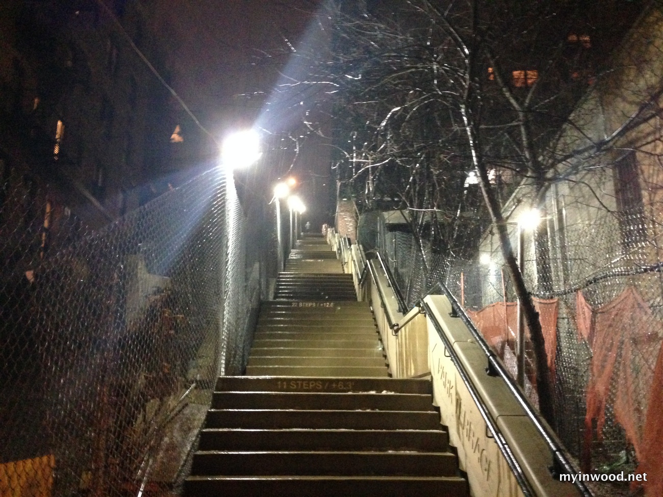 215th Street stairs, 3/10/2015