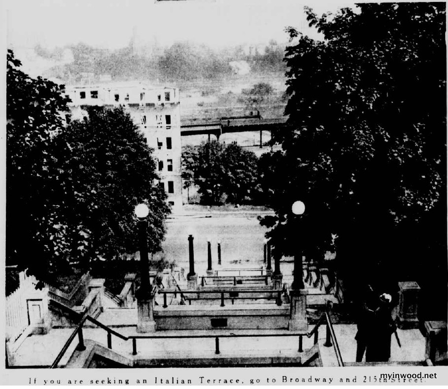 215th Street Stairs, August 29, 1915, New York Herald