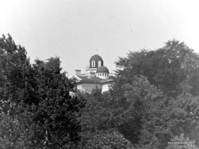 Cupola on Seaman mansion, detail from 1906 photo by Ed Wenzel