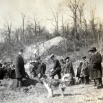 Photo by Reginald Pelham Bolton, 1915, Excavation of Hessian Hut site