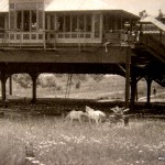 West 207th Street station, detail of photo, 1906, NYHS