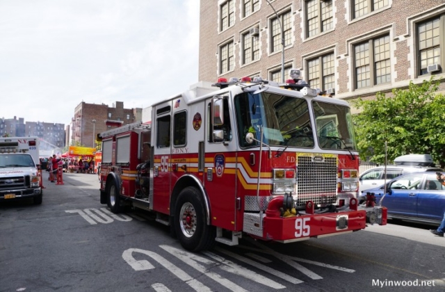 FDNY block party on  September 26, 2015 celebrating 150 Years of FDNY and Centennial of Inwood Fire Department.