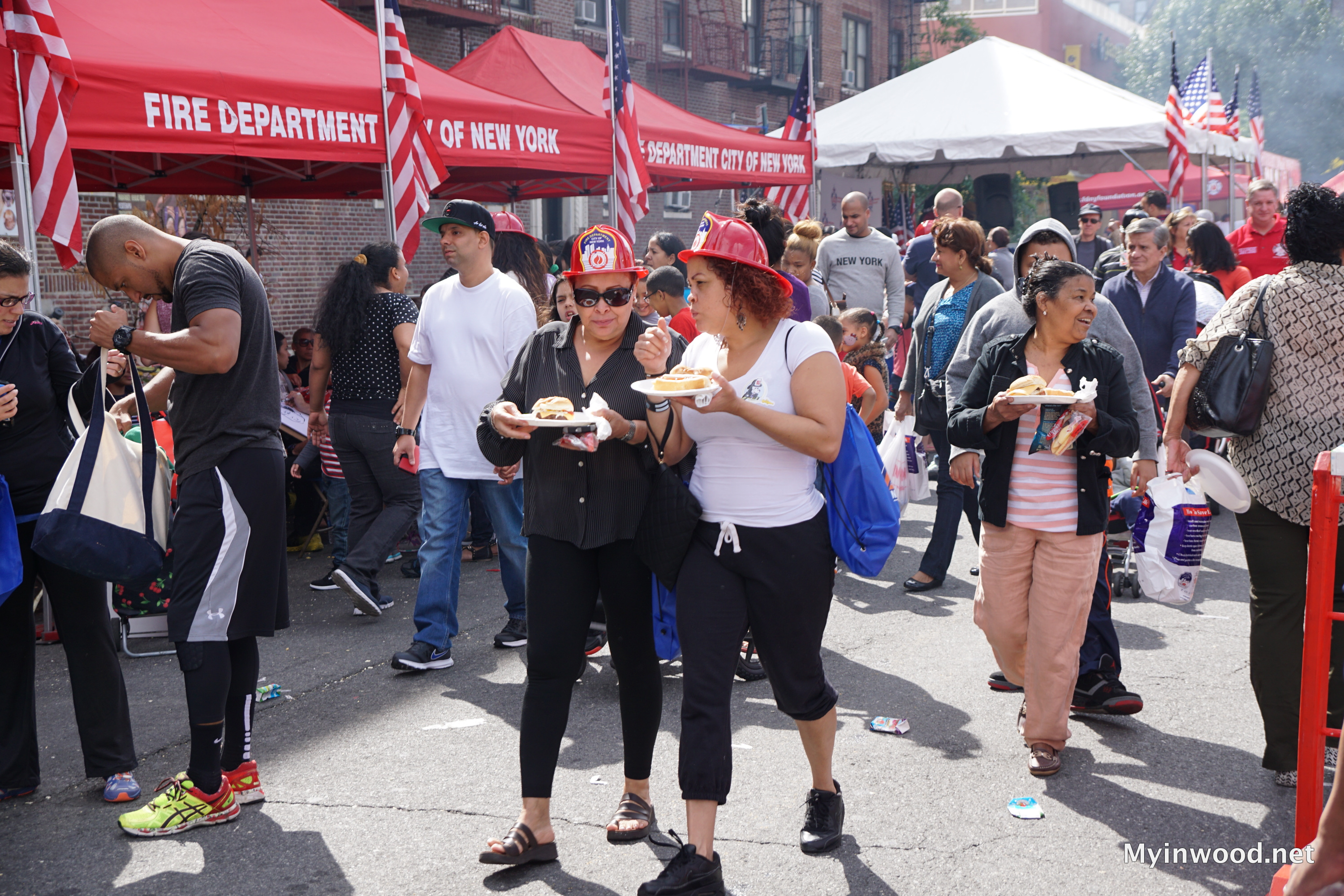 FDNY block party on September 26, 2015 celebrating 150 Years of FDNY and Centennial of Inwood Fire Department.