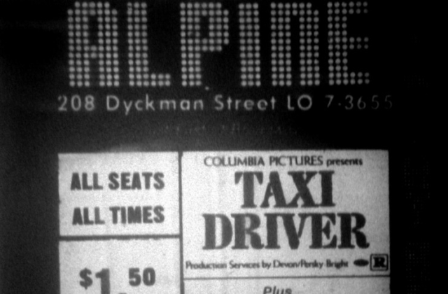 Alpine Theater, 208 Dyckman Street, Taxi Driver.