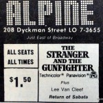 Alpine Theater ad, The Washington Heights Citizen & The Inwood News, May 1990