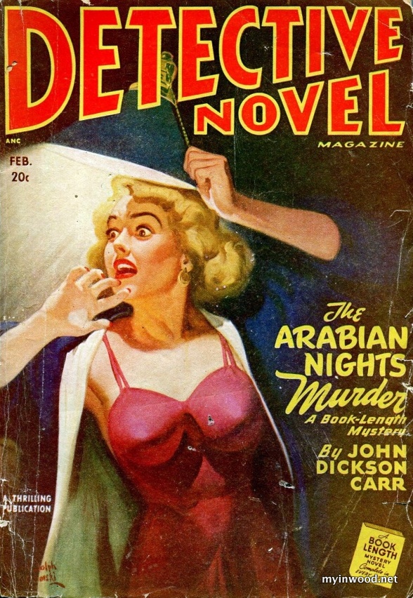 Detective Novel, cover art by Rudolph Belarski.