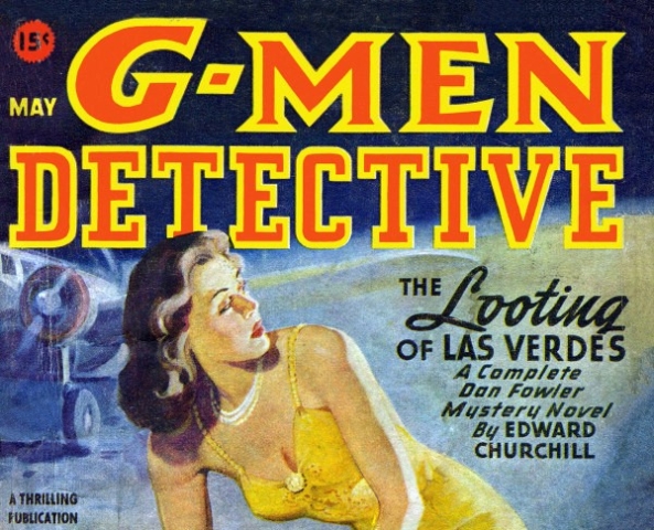 G-Men Detective, cover art by Rudolph Belarski.