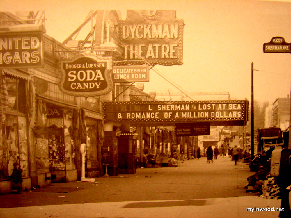 Dyckman Theater,  West 207th and Sherman Avenue, 1926. (NYHS)