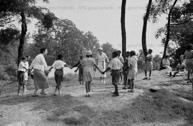 Inwood Hill Park, Day Camp, 1934, NYC Department of Parks and Recreation