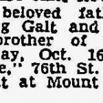 Morris Galt, 1955 New York Times obituary.