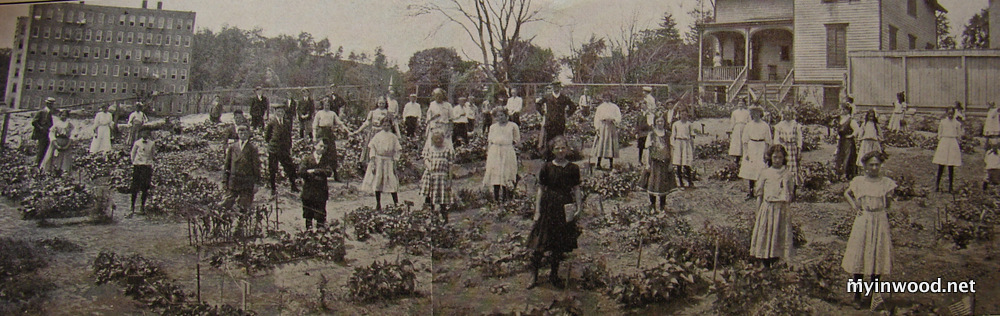 School Garden, Public School 52, Source, Fiftieth Anniversary of the Inwood School, P.S. 52, Manhattan, New York, 1858-1908.