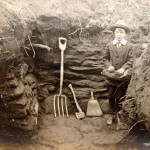 Seaman Avenue and West 204th, 1922, excavation of Revolutionary War site