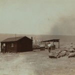 Squatters Colony at the Hudson River, Dyckman Camp, 1934, Percy Loomis Sperr, Source NYPL