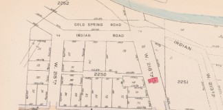 Bromley & Co. shows both Cold Spring Road and Indian Road.