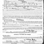 Naturalization papers for Mary Alice Bird