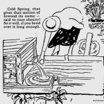 The cold spring of old Inwood, The Pittsburgh Press, July 2, 1916, sketch by Herb Roth  5
