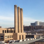 Department of Sanitation smokestacks.