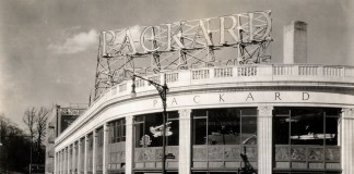Packard dealership on Broadway and Sherman Avenue, Source: Albert Kahn Associates.