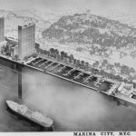 1964 Dyckman Marina rendering, NYCMA.