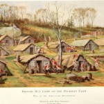 British Hut camp on Dyckman farm from Relics of the revolution  by Reginald Pelham Bolton