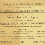 1909  Suffrage meeting to gather at Seaman Drake arch image from Library of Congress