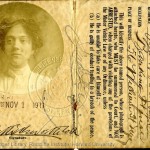 1910 Drivers’ license of Elizabeth Ellsworth Cook, Schlesinger Library on the History of Women in America.