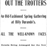 1899 Durando’s Abbey Inn The Morning Telegraph, March 14, 1899