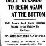 Durando bankruptcy, Morning Telegraph, November 15, 1904