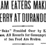 Durando clambake, NY Evening Telegram, September 24, 1902