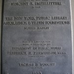 Inwood Library plaque