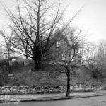 2 1925- Broadway entrance to Isham Park -note mile marker -wide shot-001