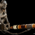 Effigy pipe associated with Thayendanegea, Museum of the American Indian, Keppler collection