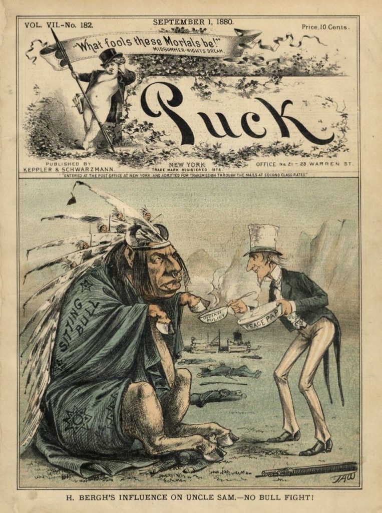 Puck Magazine, 1880.