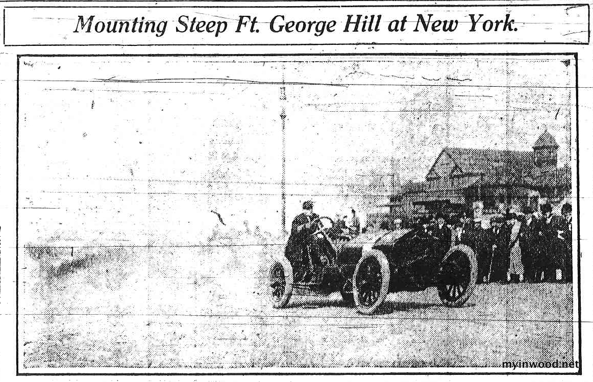 Fort George Hill Climb, Indianapolis Star, May 2, 1909.