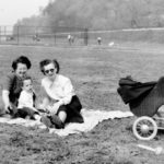 Hanging out on the Dyckman Fields in the 1950’s. Contributed by M. Frank.