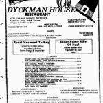 Dyckman House Restaurant