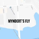 Myndert’s Fly indicated on a modern map.